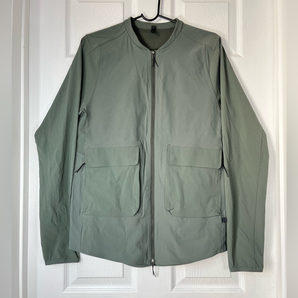 Lululemon Men green Lab Siffra Hybrid Long Sleeve Shirt Jacket Size S